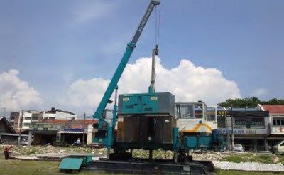 Site de construction en Malaisie