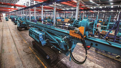 Ligne de production des foreuses rotatives